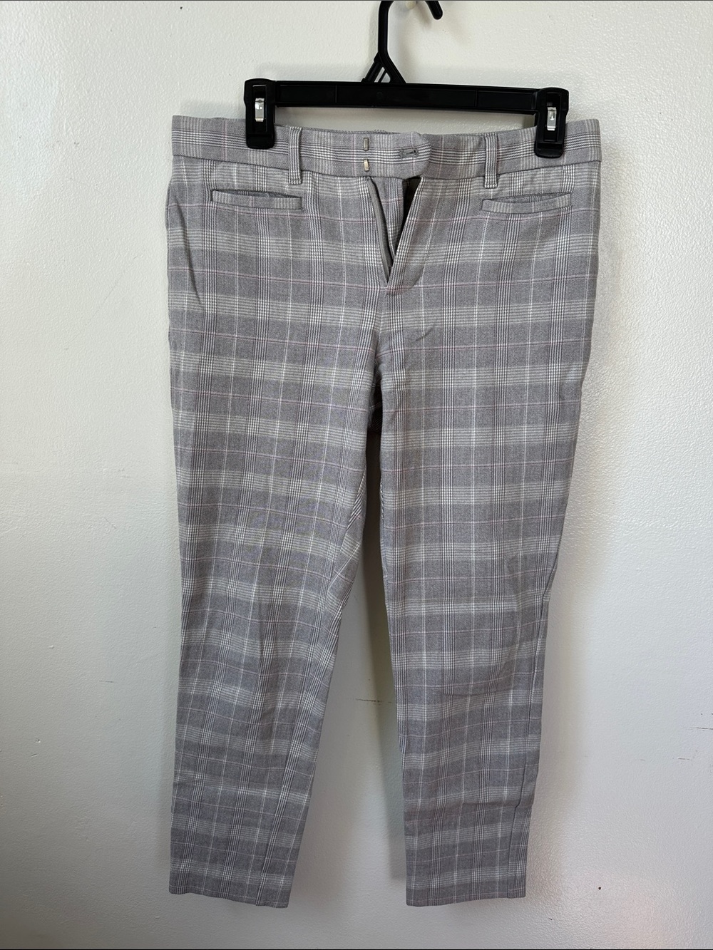 GAP Light Gray Plaid Dress Pants